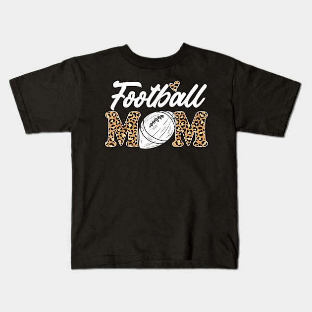 Football Mom Retro Kids T-Shirt by onazila pixel